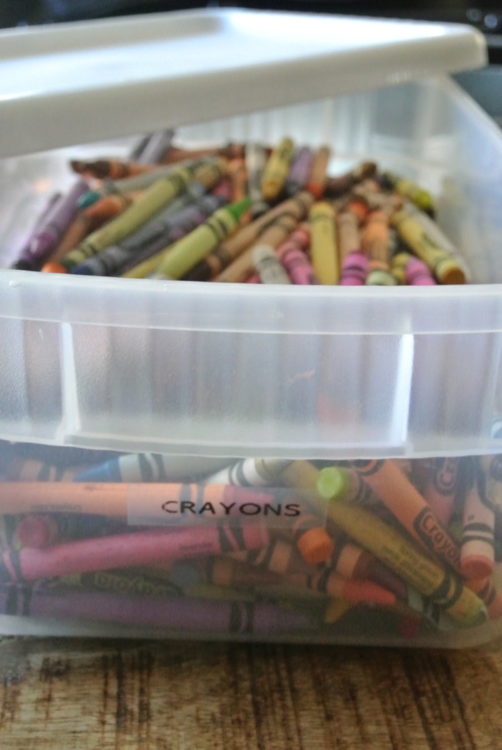 Organizing Kids' Arts and Crafts at I'm an Organizing Junkie blog