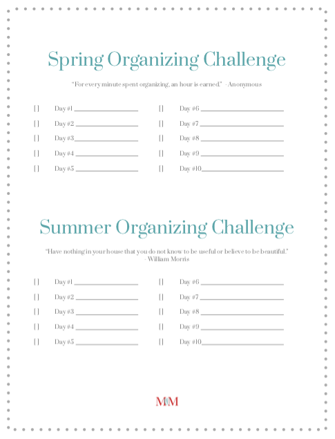 Spring Organizing Challenge - Morganize with Me | Morgan Tyree